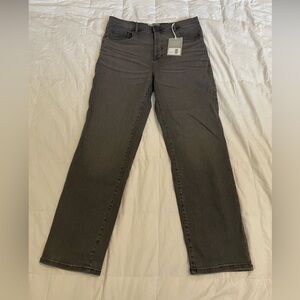 Everlane Women’s Charcoal Slim Straight High-Rise Jeans Size 33R